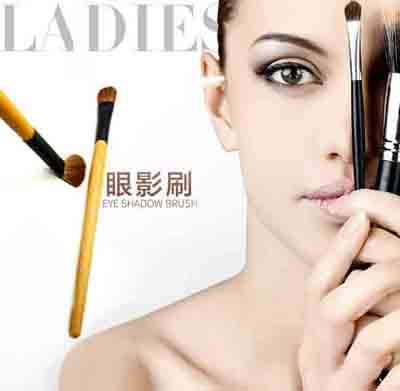 小号眼影刷眼部上色迷你化妆刷子遮瑕刷圆头晕染刷