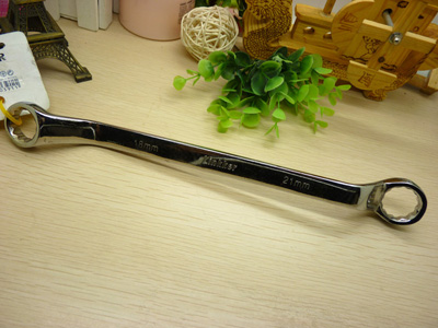 进口加厚GOMER 18-21长28cm铬钒钢 梅花扳手