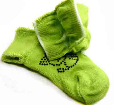 2016爆款双层保暖开口袜 纯棉 男女宝宝袜子 加厚 秋冬1-3岁