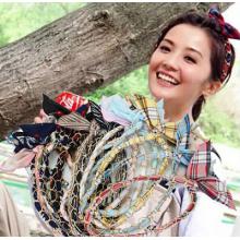 金属链条多彩兔耳朵发带发箍