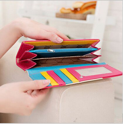 百款混搭钱包批发长款真皮三折钱包 卡包