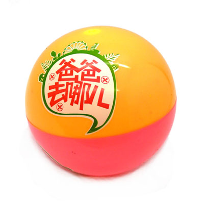 爸爸去哪里儿10cm大号发光弹力球