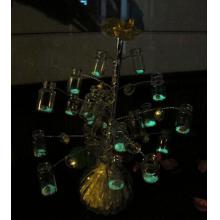 小号仿水晶玻璃花花许愿树/瓶	