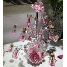 小号仿水晶玻璃花花许愿树/瓶	