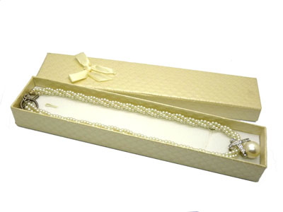 蝴蝶结款式多色项链盒