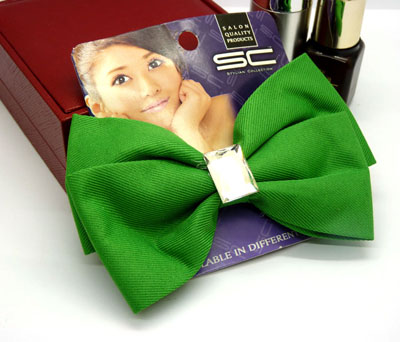 时尚布艺蝴蝶结发夹发饰