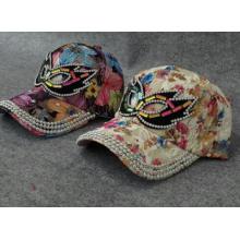 潮款镶钻棒球帽 休闲鸭舌帽 百款混搭批发