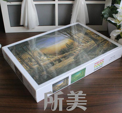 厂家直批 ！！1000片平面盒装拼图 纸制拼图 动物拼图 畅销货