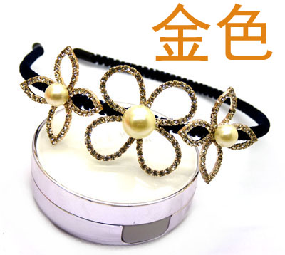 创意新款女式镶钻蝴蝶发箍