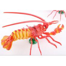 批发热卖 16-20cm中号龙虾冰箱贴 磁铁龙虾 仿真龙虾