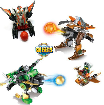拼插早教玩具 幻影忍者对战弹珠版8820A